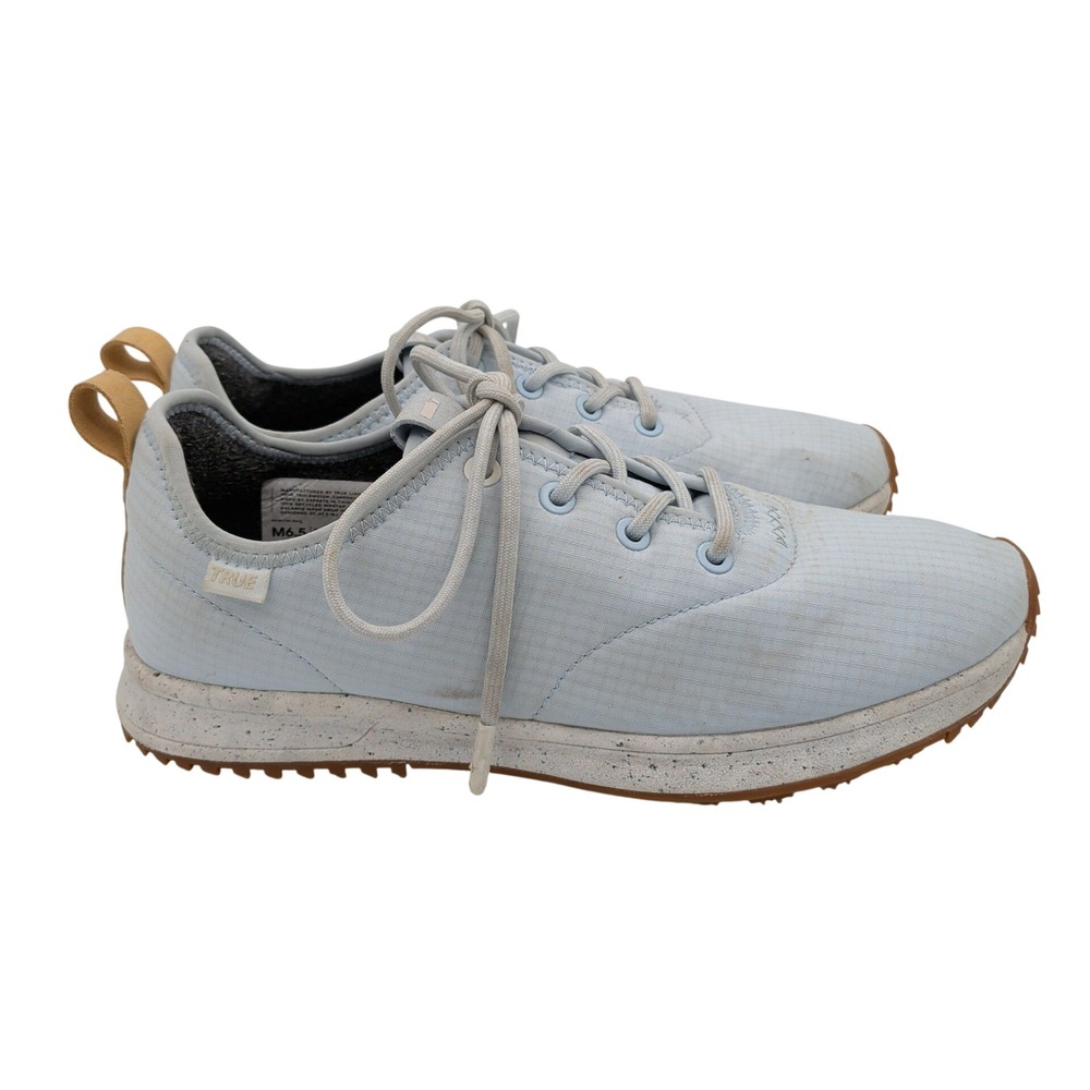 True Linkswear All Day Ripstop Golf Shoes Mens 6.5 Womens 8 Light Blue Sneakers